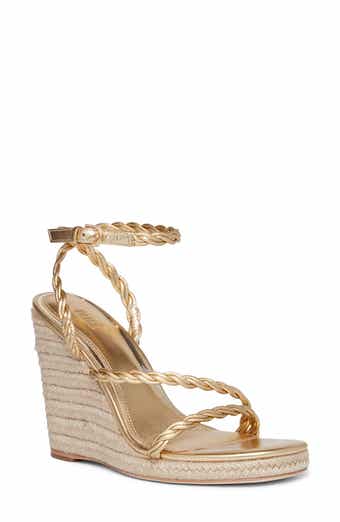 PAIGE Kelsey Ankle Strap Espadrille Platform Wedge Sandal