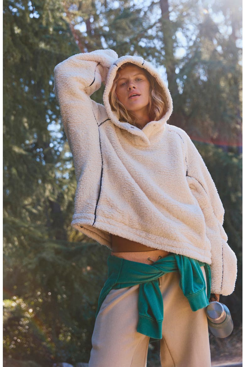 FP Movement Free Flow Fleece Hoodie, Alternate, color, BIRCH TREE