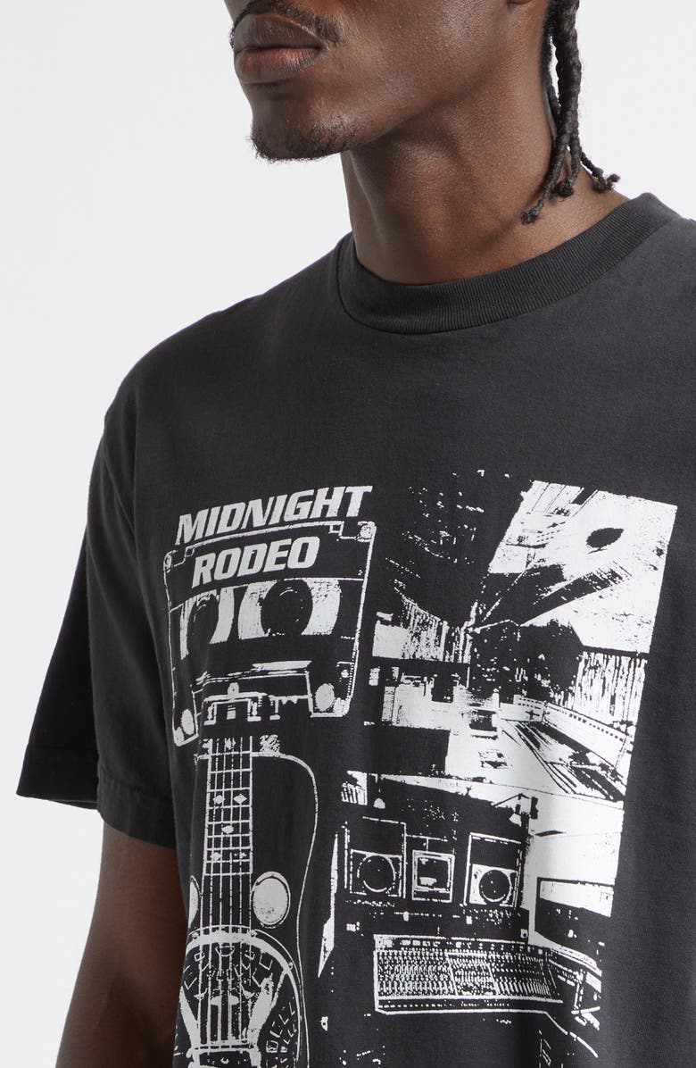MIDNIGHT RODEO New Dimensions Graphic T-Shirt, Alternate, color, Vintage Black