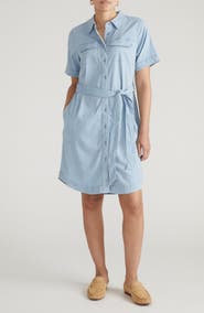 Universal Standard Perfect Tencel Chambray Shirtdress