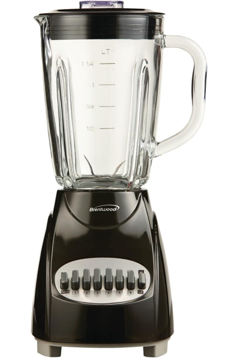 12 Speed Blender With Glass Jar, Main, color, BLACK