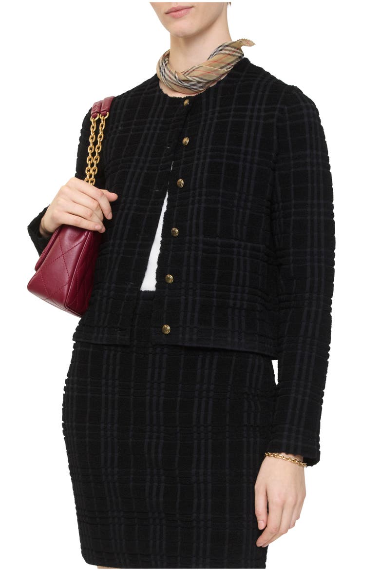 Wool Blend Jacket, Main, color, Black