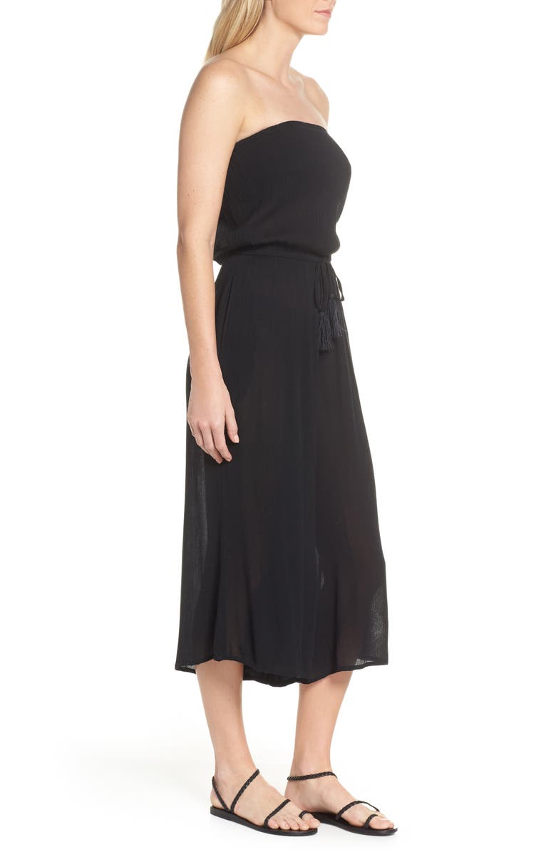 Elan Strapless Cover-Up Jumpsuit, Alternate, color,