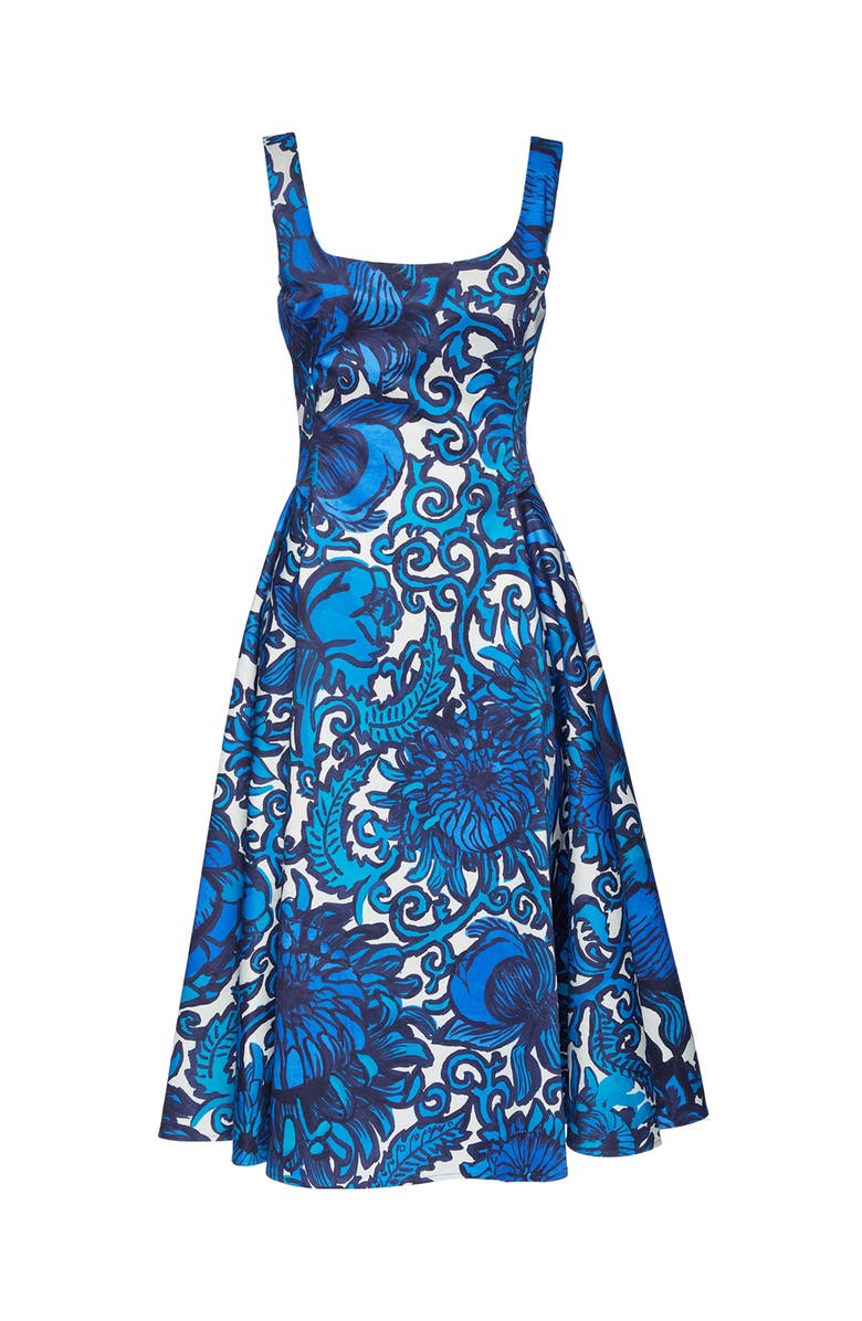 La DoubleJ Sophia Dress Anemone Blue, Alternate, color,