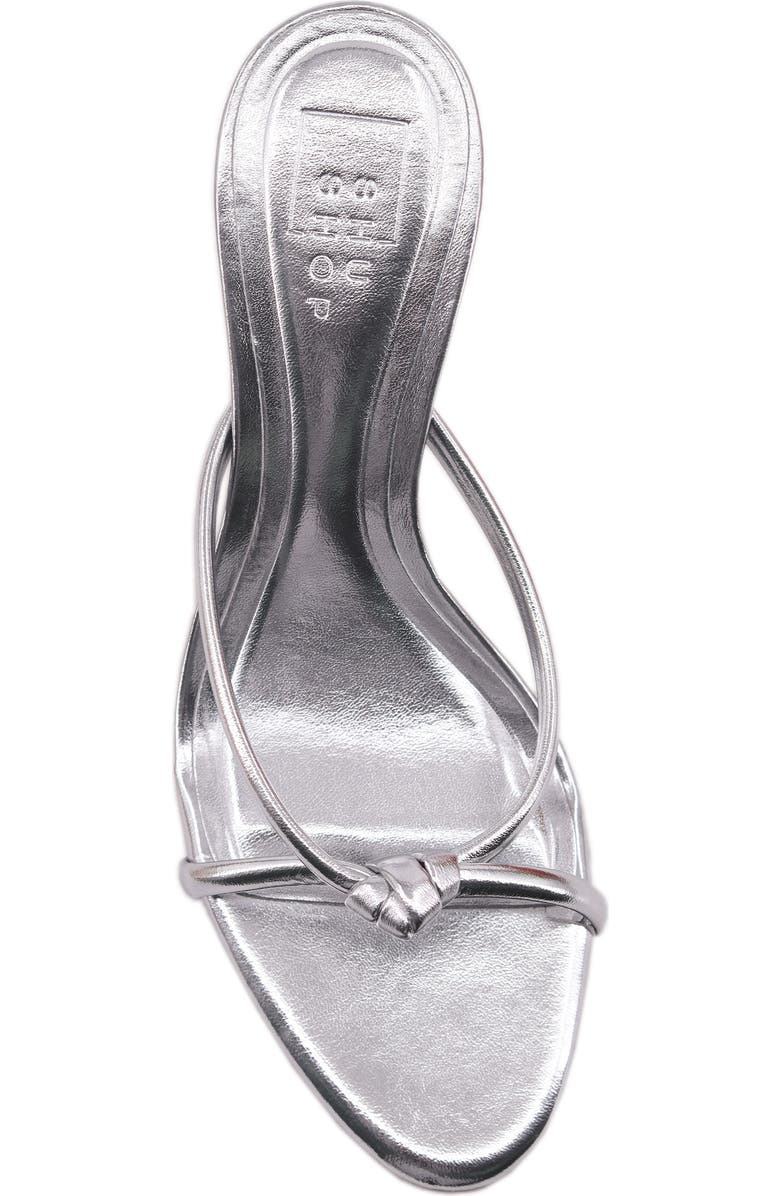SHUSHOP Heidi Stiletto Sandal, Alternate, color, Silver