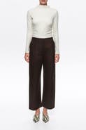 BIMBA Y LOLA Straight-Leg Pleated Trousers