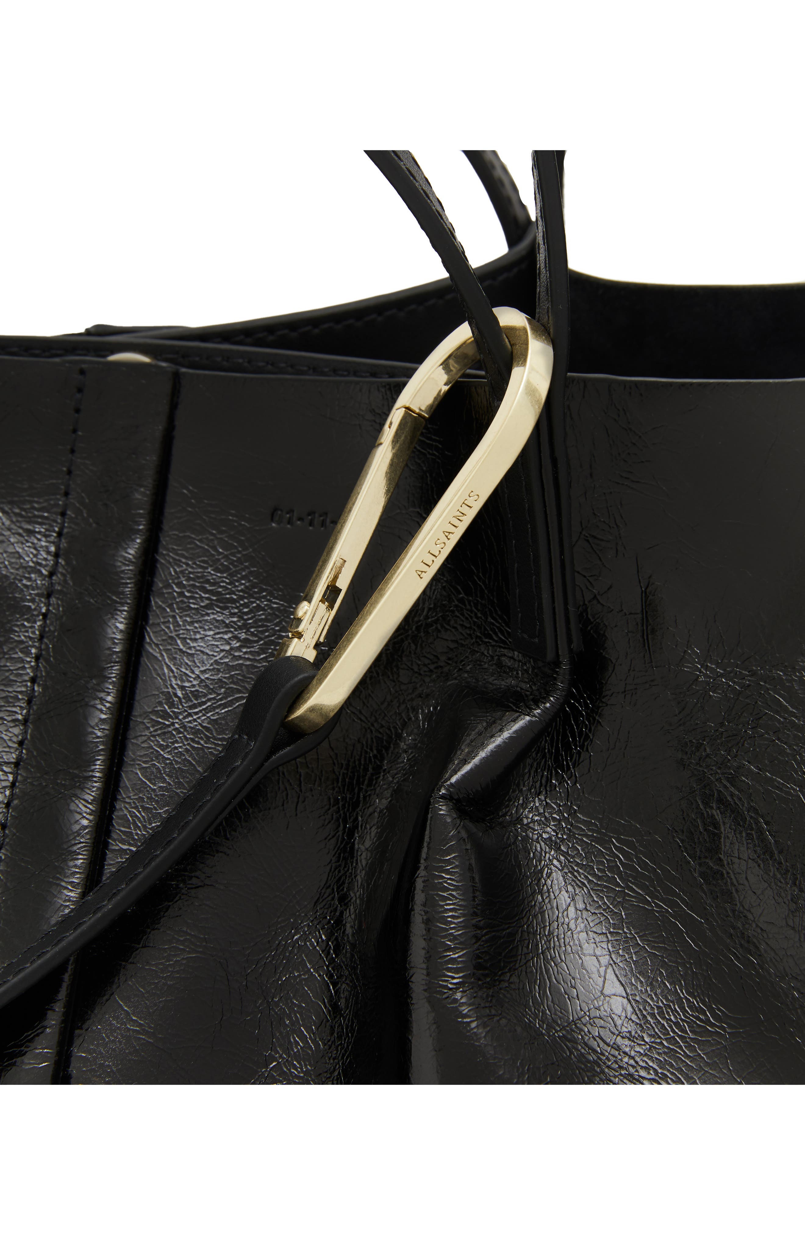 AllSaints Odette Tote & Pouch, Alternate, color, 