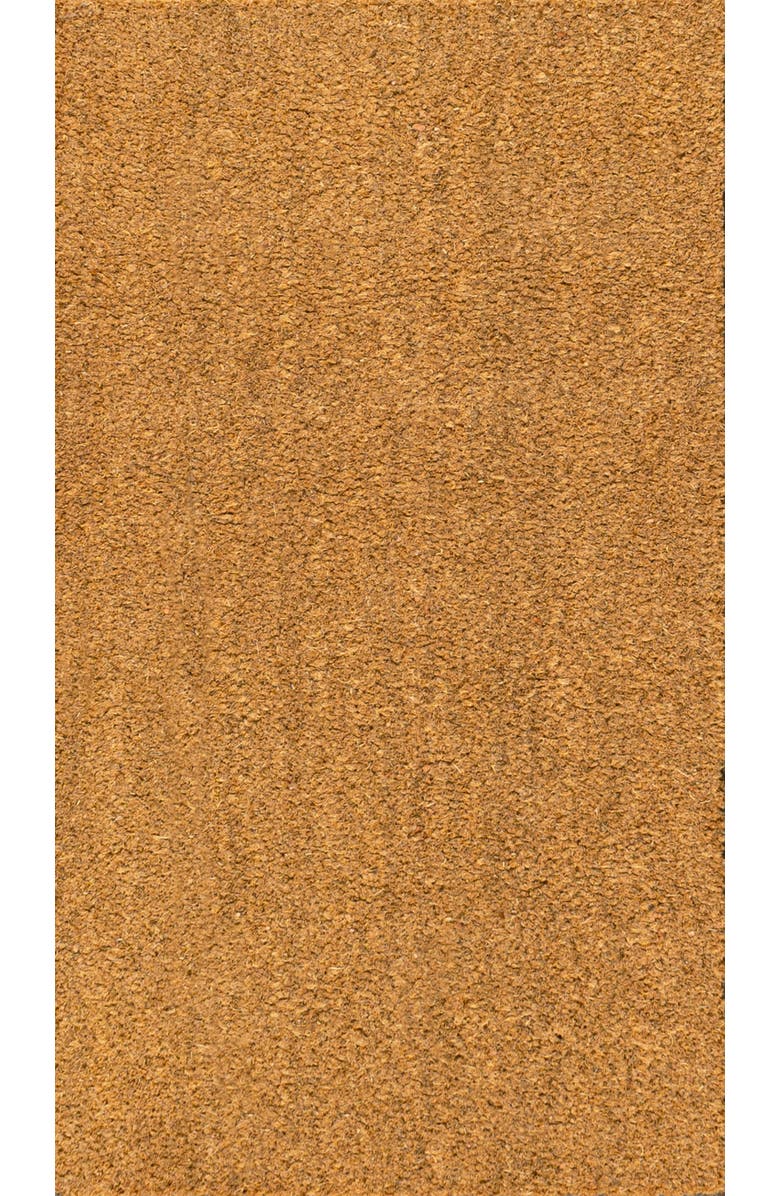 JONATHAN Y Peater Classic Casual Commerical Natural Coir Indoor/Outdoor Mat, Alternate, color, Light Brown