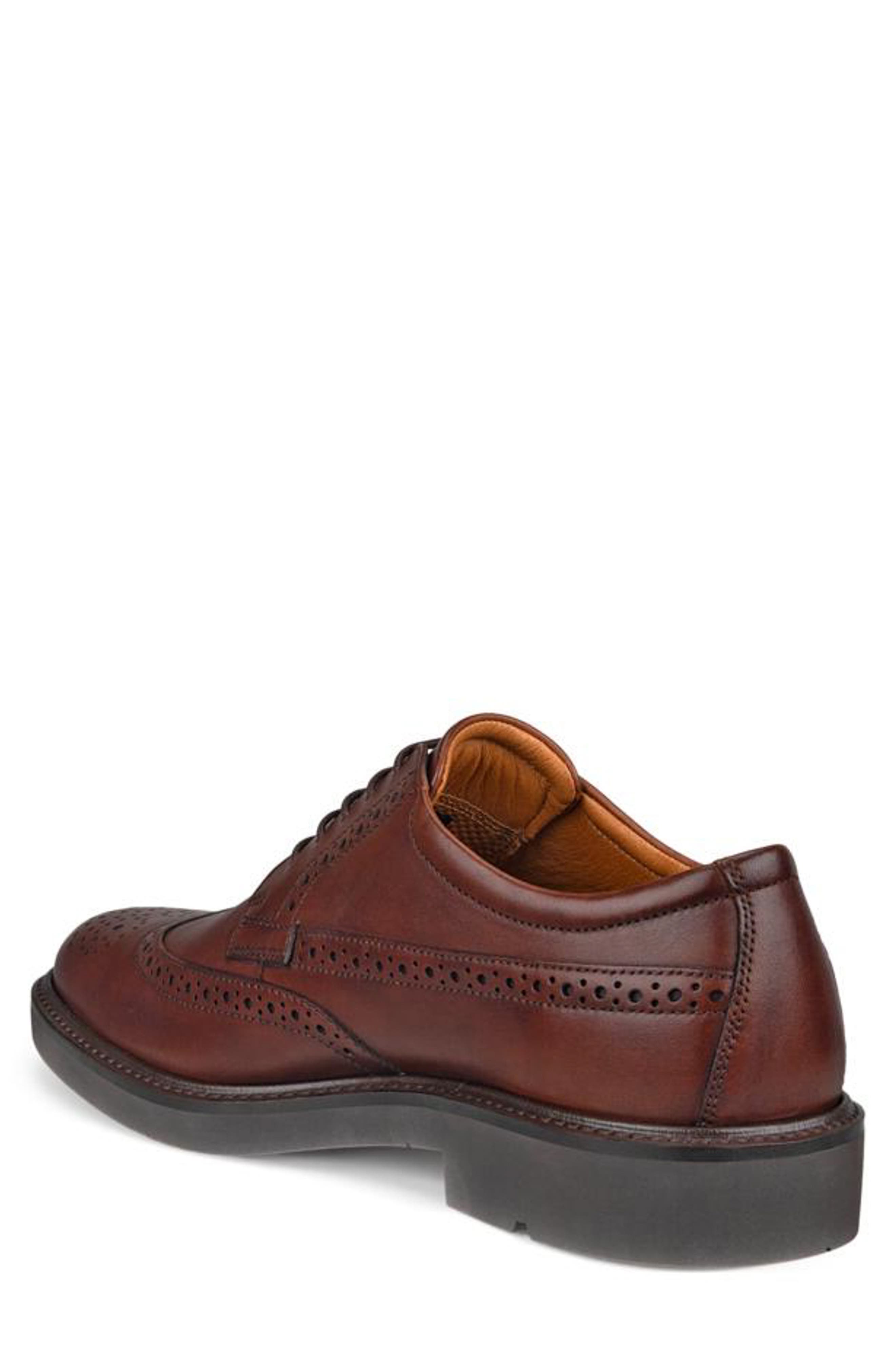 Metropole London Wingtip Oxford, Alternate, color, COGNAC