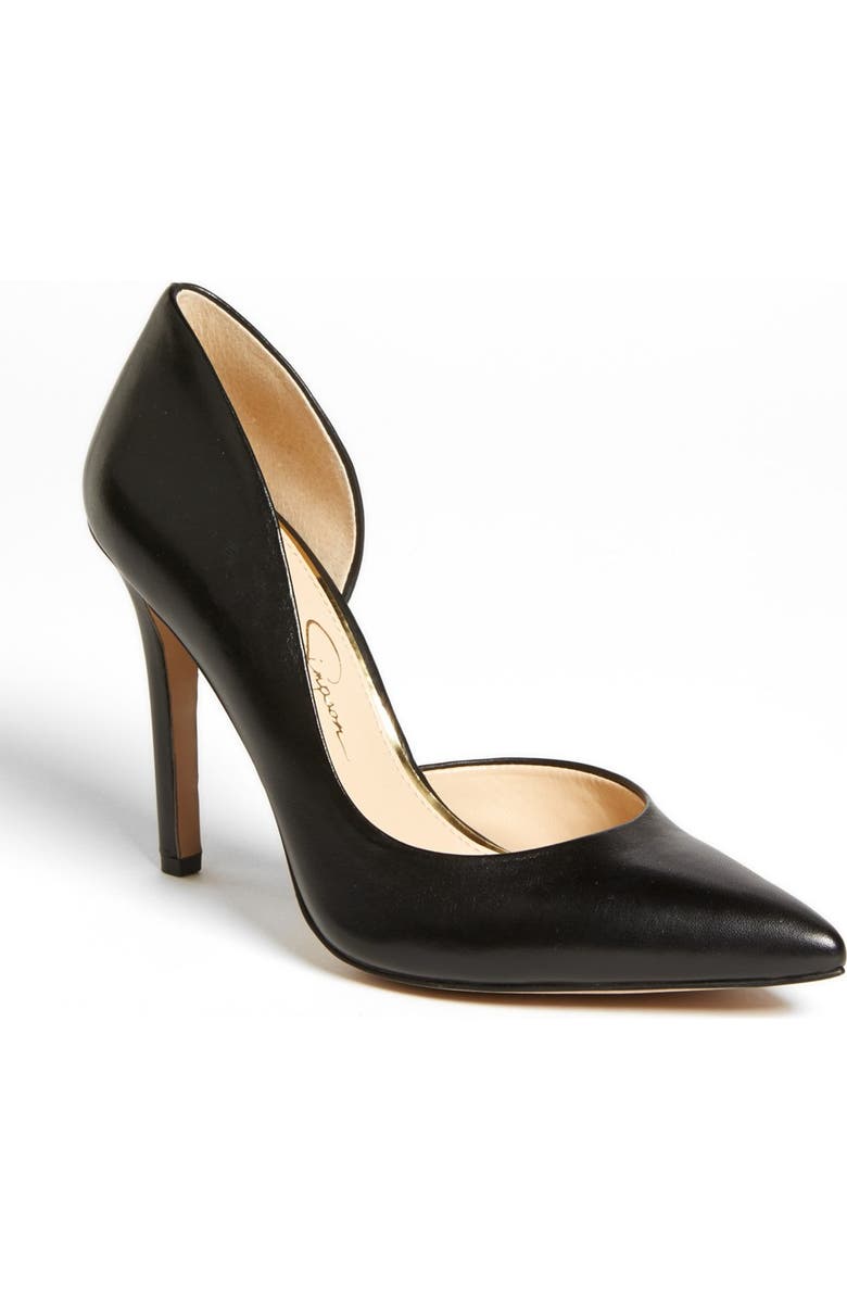 Jessica Simpson 'Claudette' Half d'Orsay Pump, Main, color,