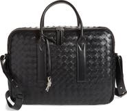 Bottega Veneta Large Getaway Intrecciato Leather Briefcase