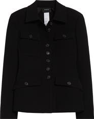 Akris Delia Double Face Virgin Wool Jacket