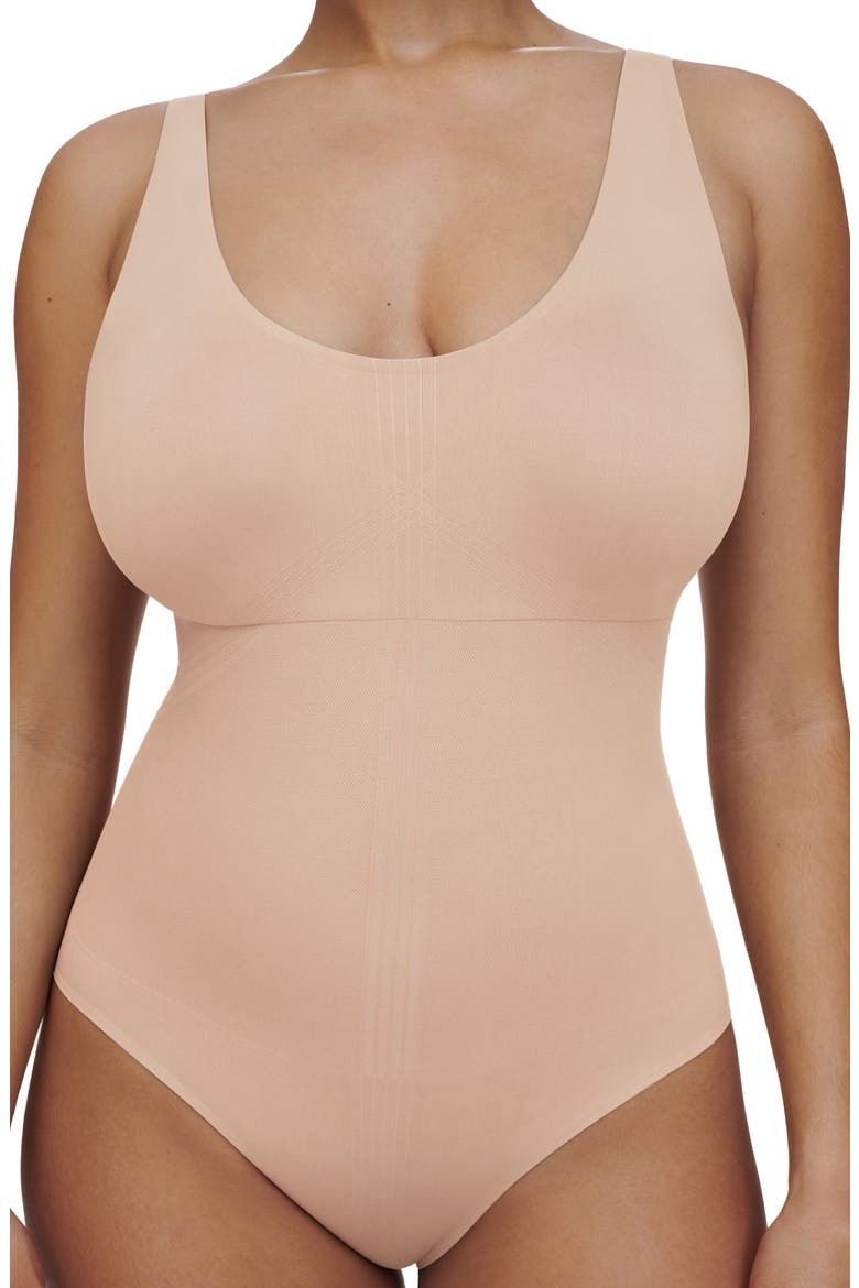 Smooth Comfort Sculpting Bodysuit, Alternate, color, CLAY BEIGE