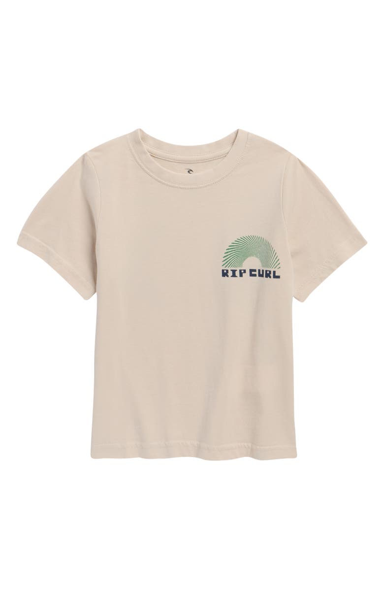Rip Curl Kids' Aots Rising Cotton Graphic T-Shirt, Main, color, Vintage White