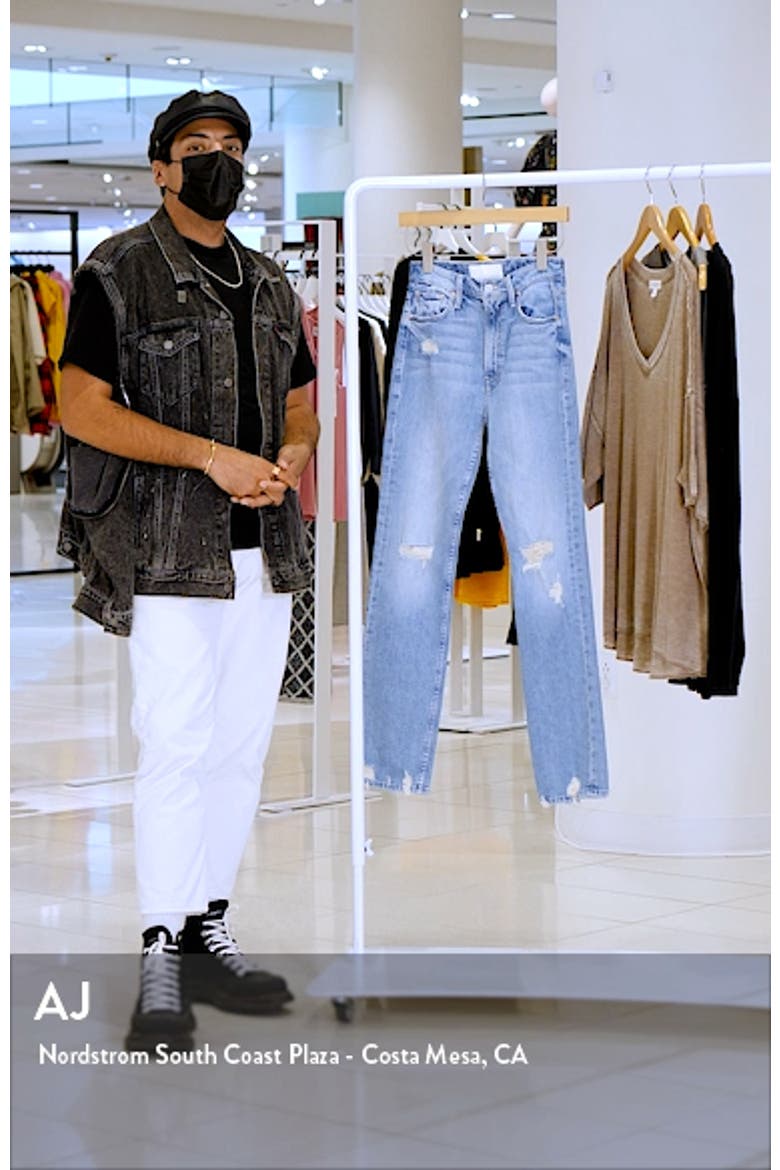 Rider Skimp High Waist Straight Leg Jeans video
