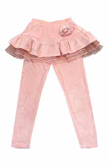 Kids' Velour Skirted Leggings