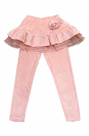 Kids' Velour Skirted Leggings