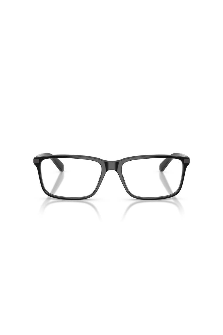 58mm Rectangle optical glasses, Alternate, color, Black