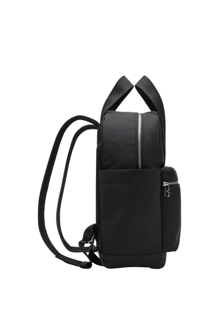 Knight Check Nylon Baby Changing Backpack, Alternate, color, Black