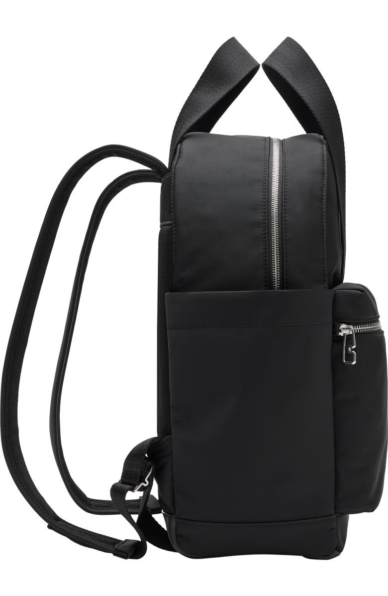 Burberry EKD Check Nylon Baby Changing Backpack, Alternate, color, Black