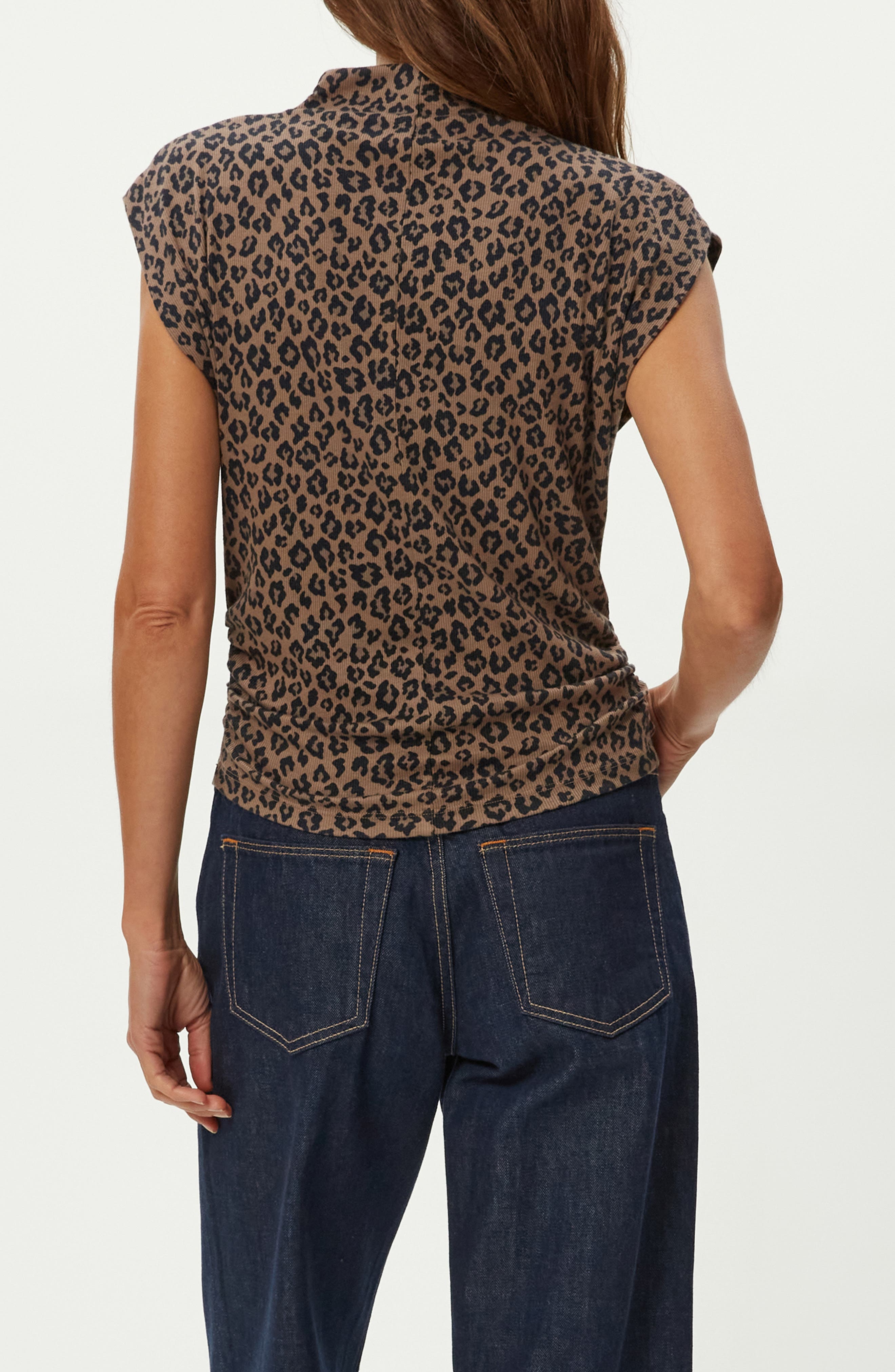 Amara Power Shoulder Rib Top - image 2