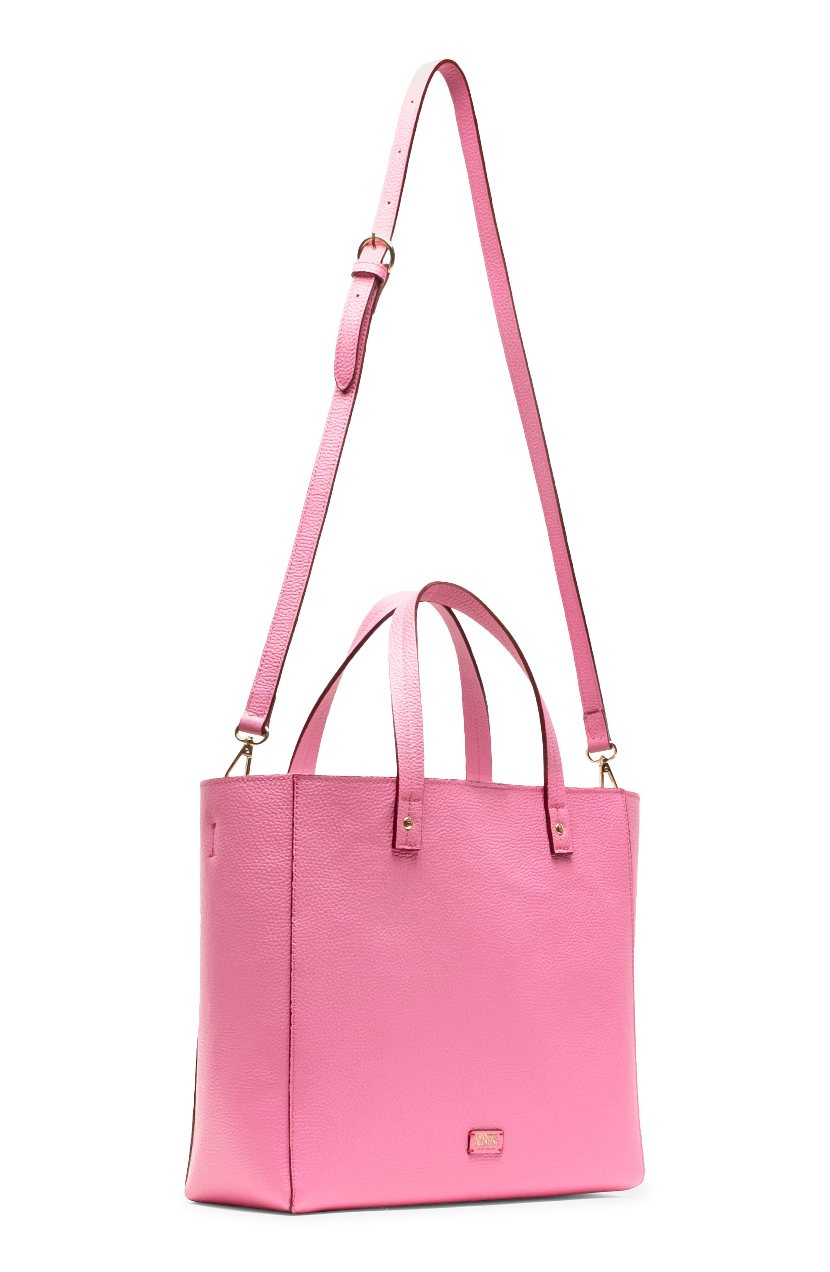 Large Margaret Leather Tote, Alternate, color, PINK