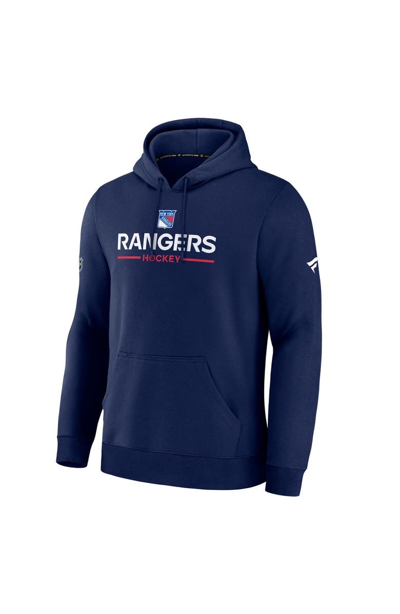 FANATICS Men's Fanatics Navy New York Rangers Authentic Pro Primary Hoodie, Alternate, color, Navy