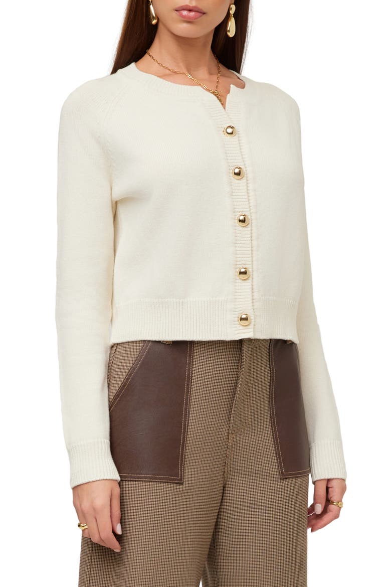 Rawan Cardigan Sweater, Alternate, color, CREAM