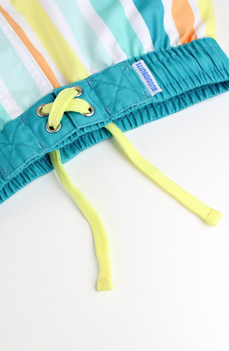 RuggedButts Kids' Poolside Stripe Swim Trunks, Alternate, color, 