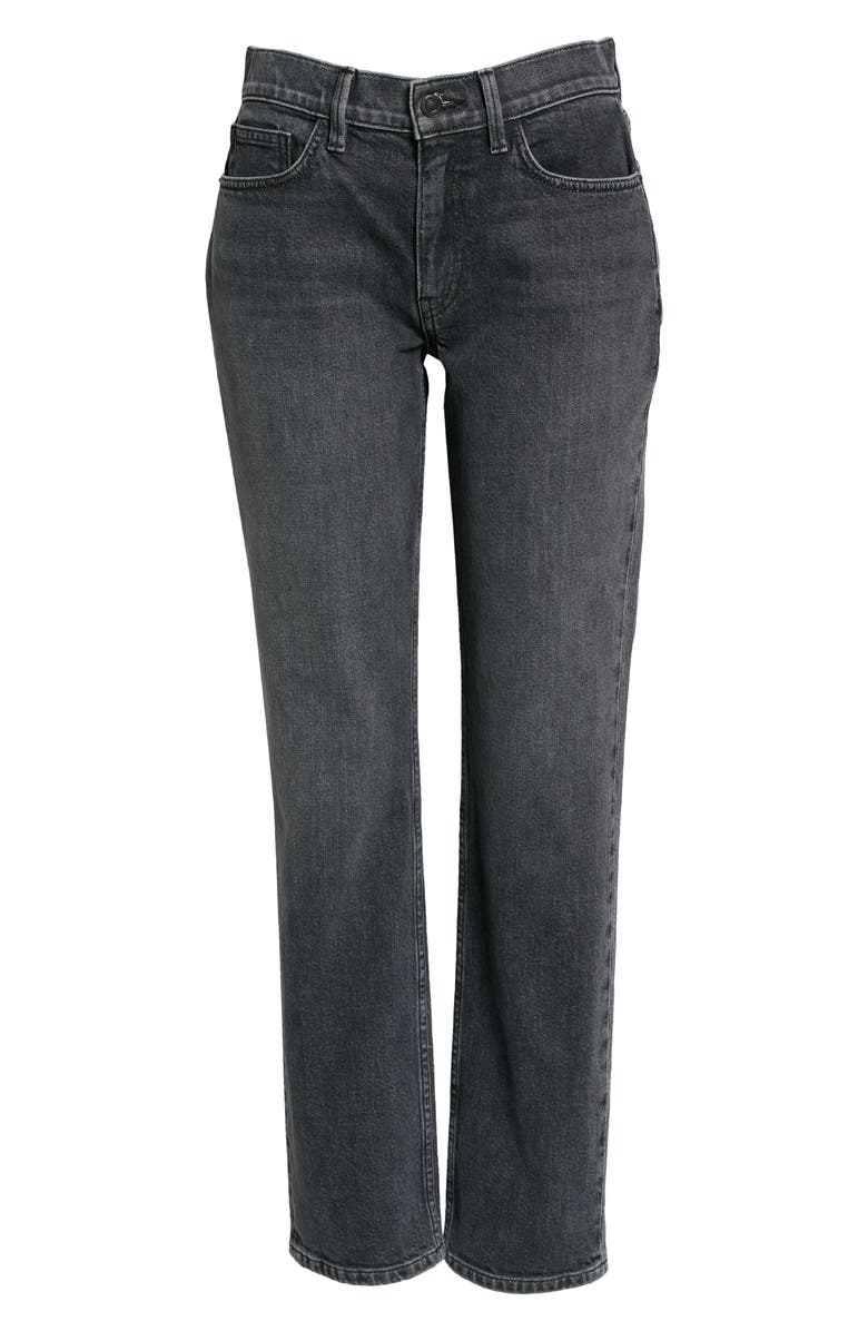 Lafayette 148 New York Reeve High Waist Straight Ankle Jeans, Alternate, color,