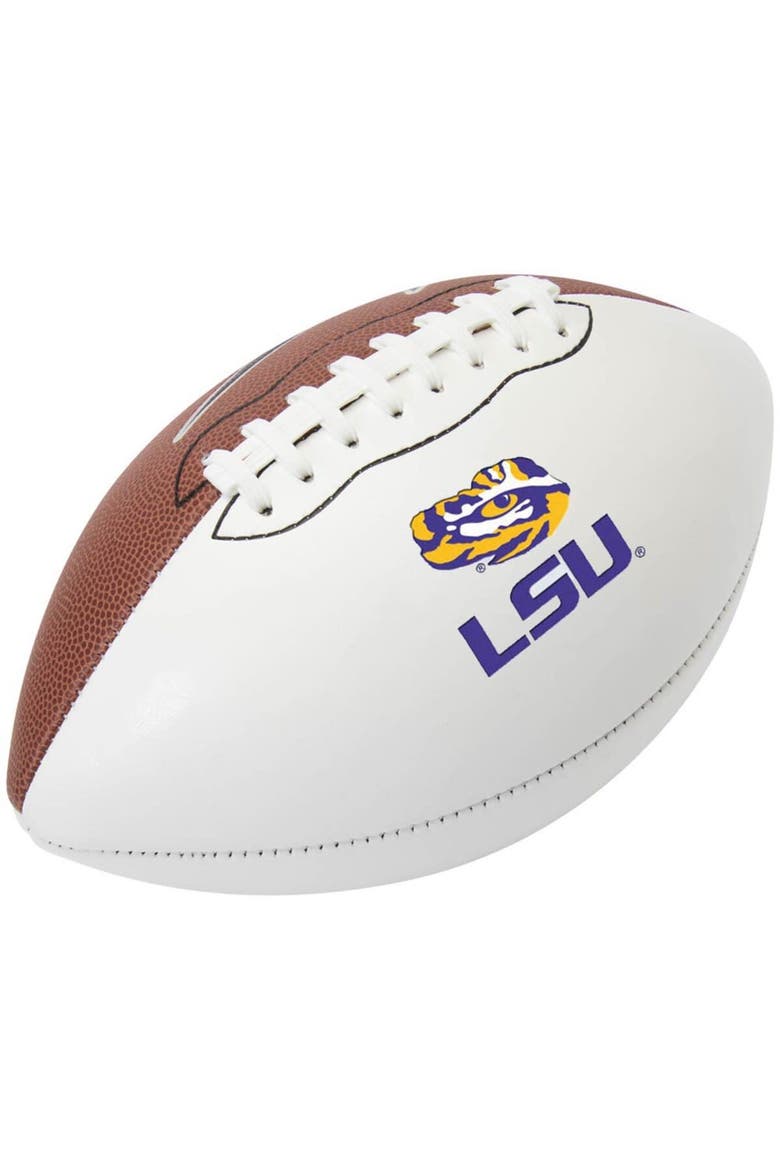 LSU Tigers Autographic Football, Main, color, Brown