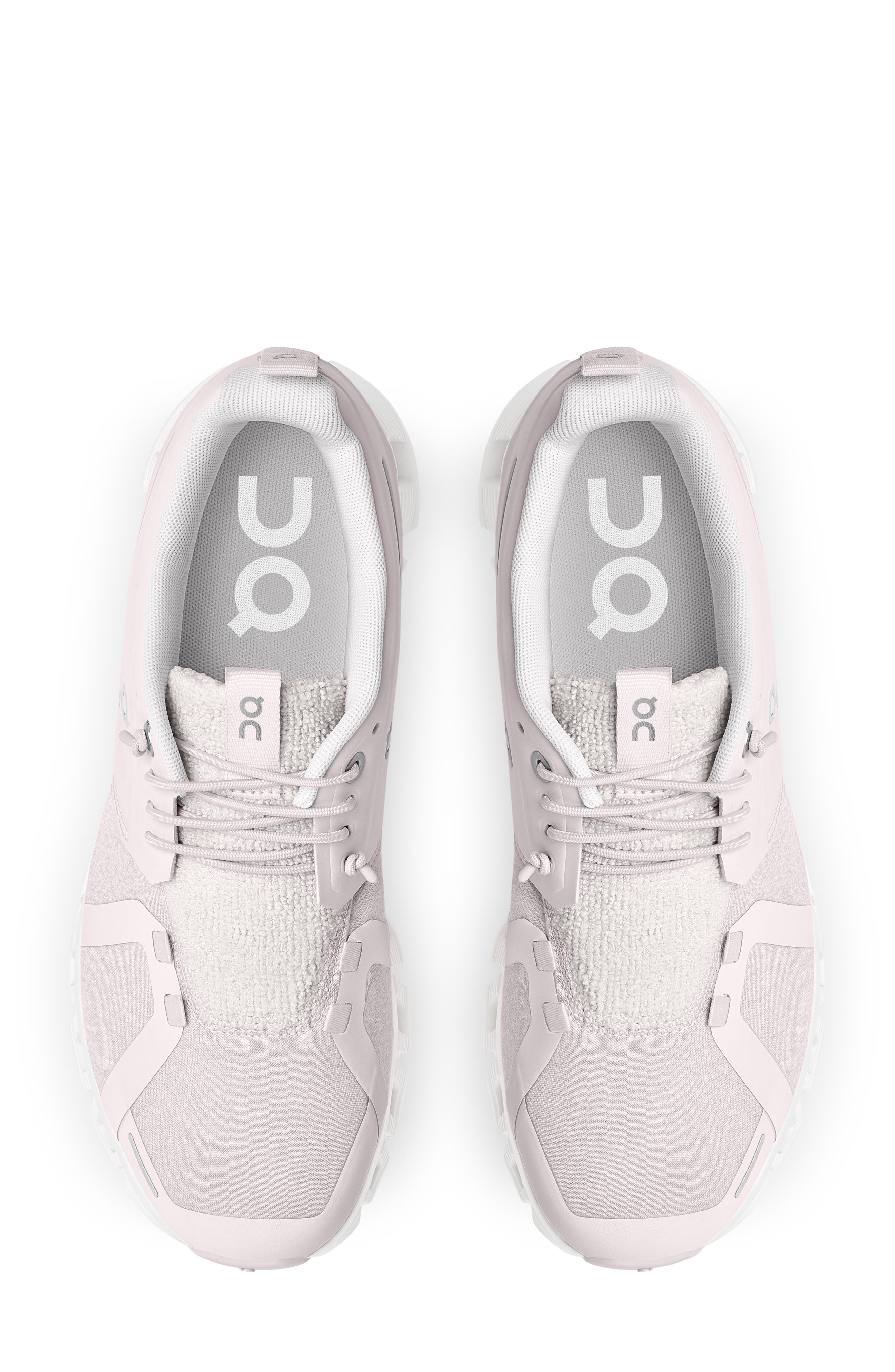 Cloud 5 Terry Running Shoe, Alternate, color, LILY/SAND