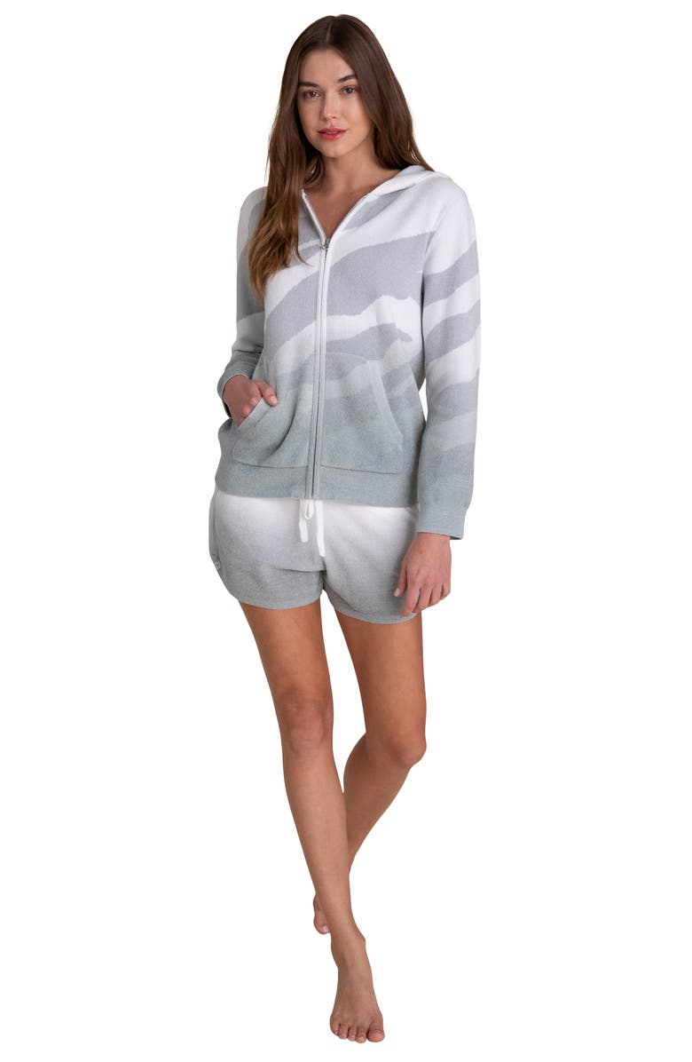 Barefoot Dreams<sup>®</sup> CozyChic<sup>™</sup> Ultra Lite Ocean Reef Zip Hoodie, Alternate, color,