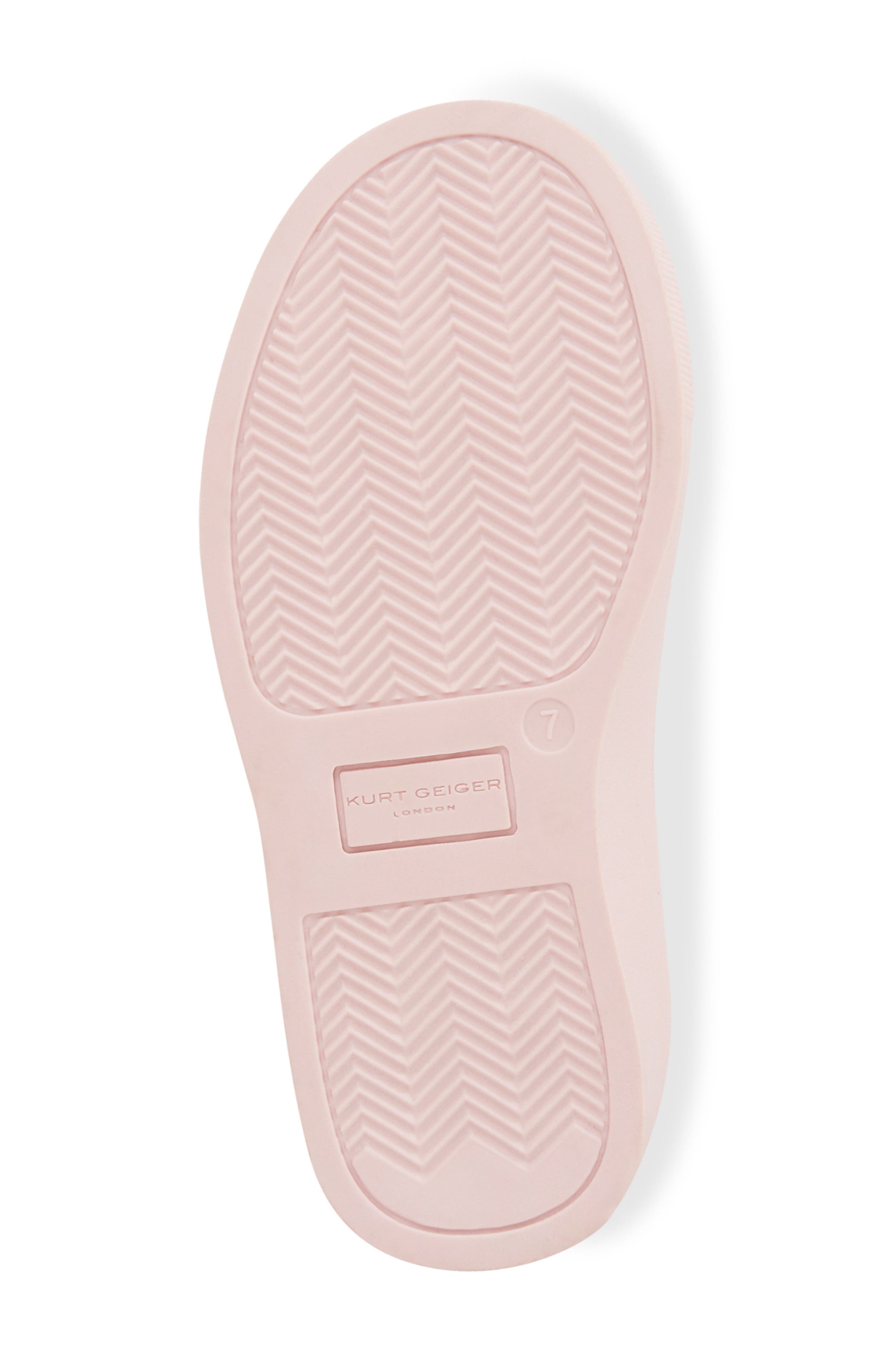 Kurt Geiger London Kids' Mini Laney Eye Platform Sneaker, Alternate, color, Pink