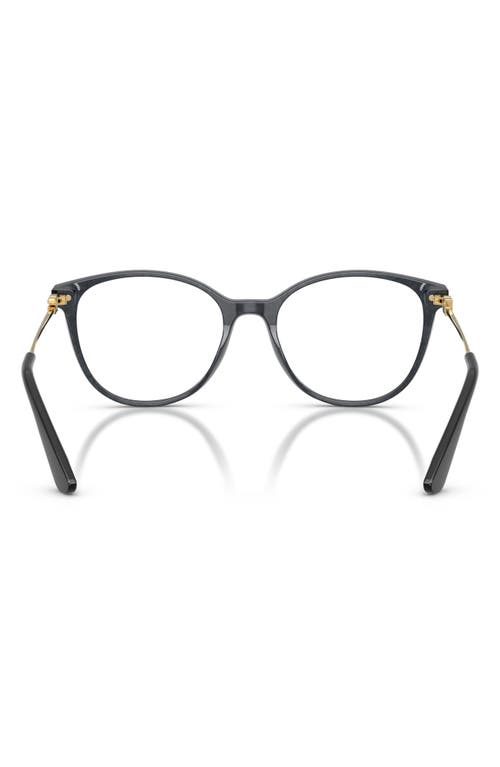 Dolce & Gabbana Dolce&gabbana 54mm Butterfly Optical Glasses In Lace Gray