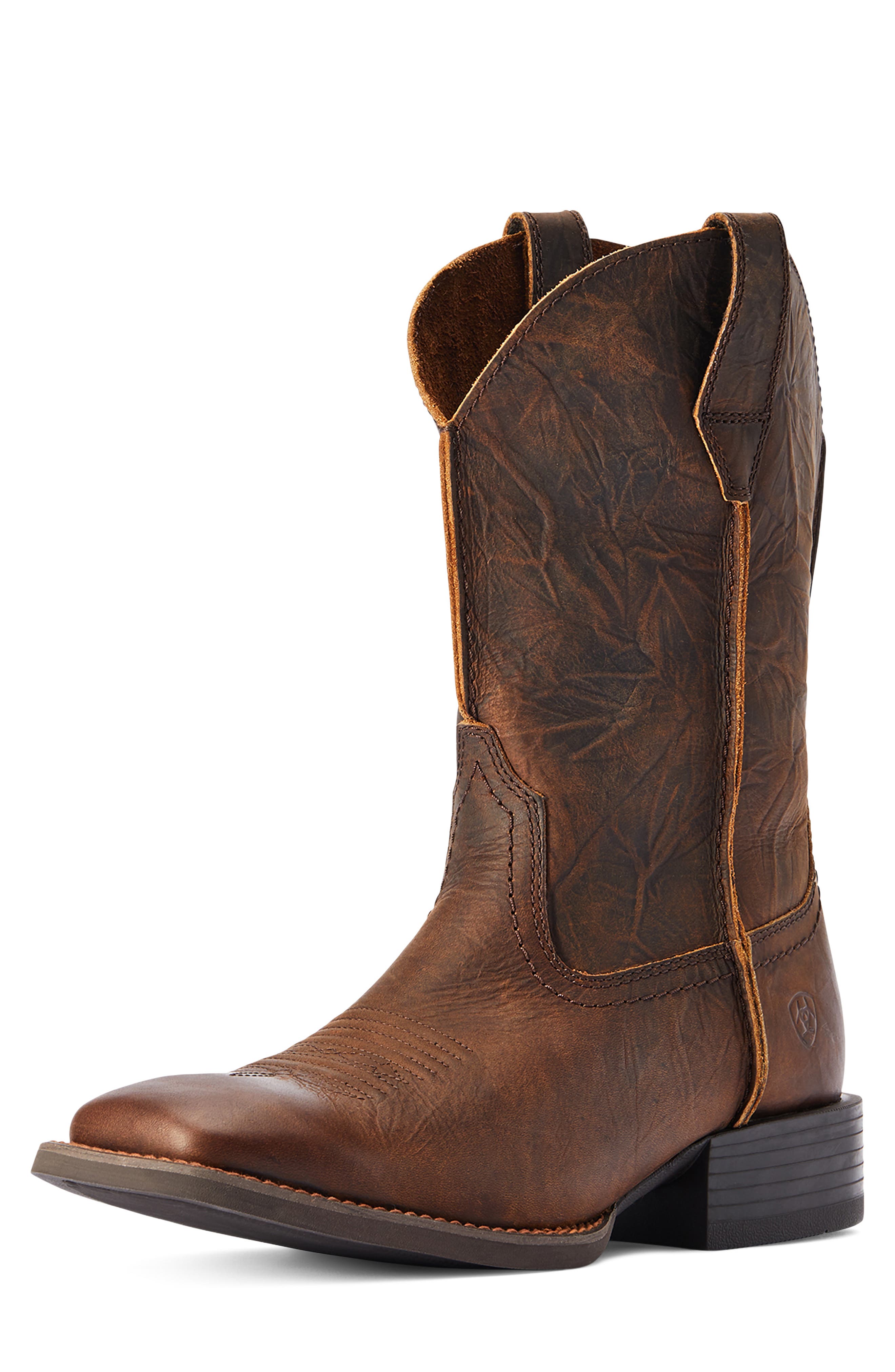 Ariat Sport Rambler Western Boot, Alternate, color, Bartop Brown