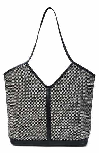 Jelavu Liliana Woven Raffia & Leather Tote Bag