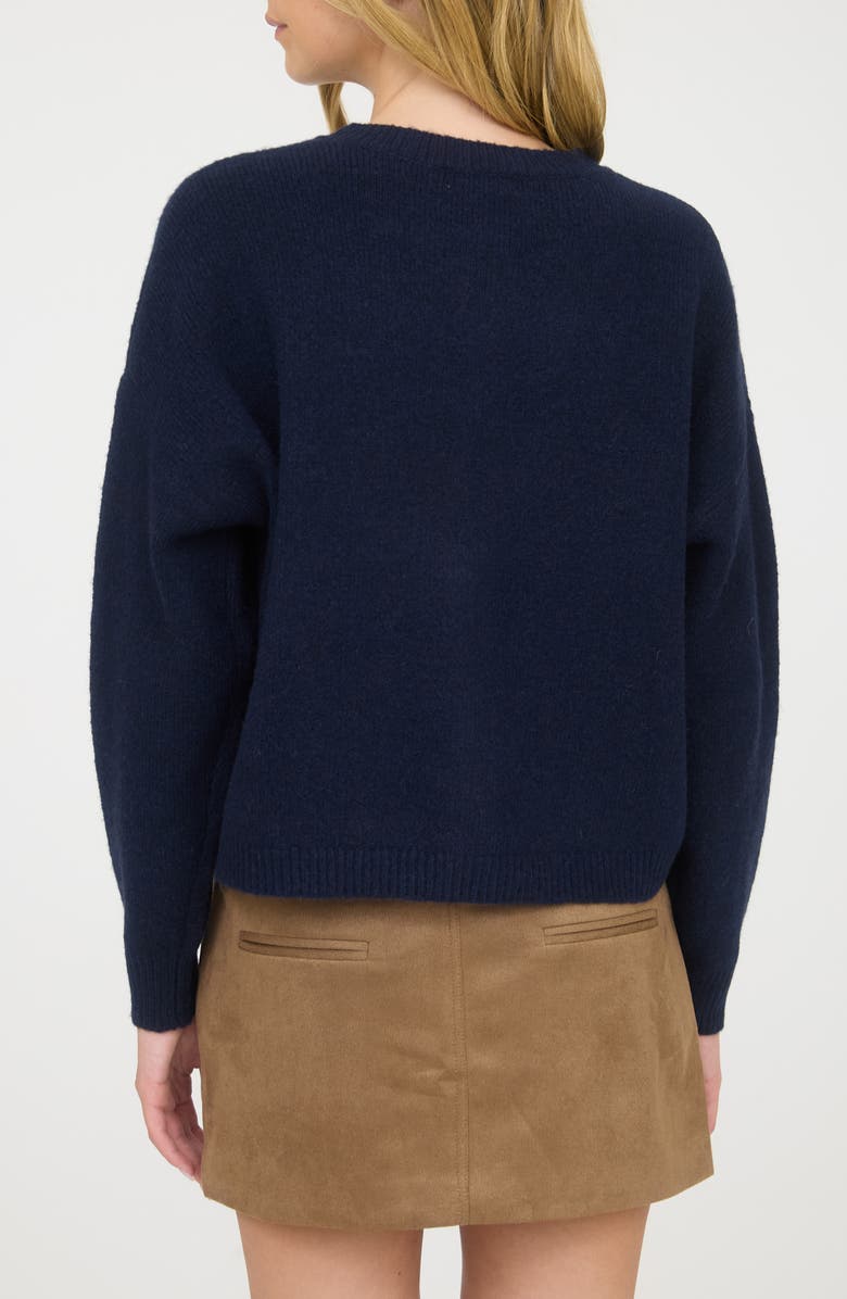 Blu Pepper Horse Cardigan, Alternate, color, Navy