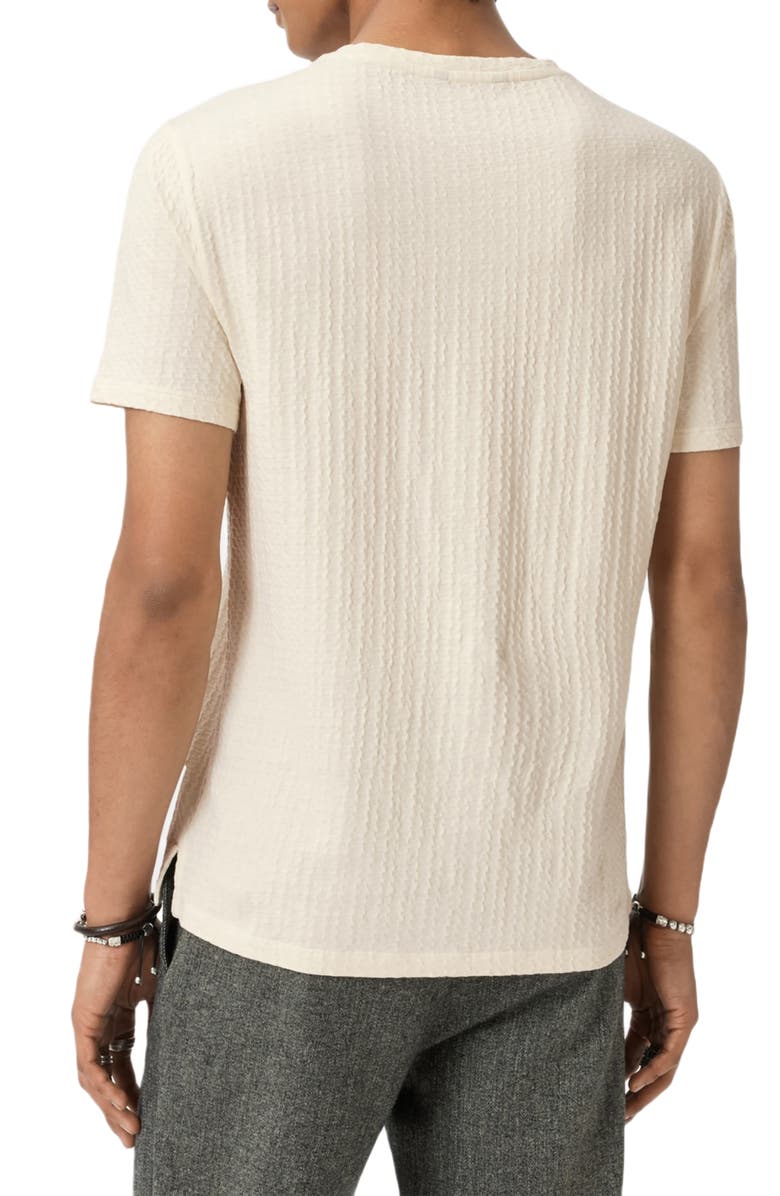 John Varvatos Brasse Crewneck T-Shirt, Alternate, color, Ivory