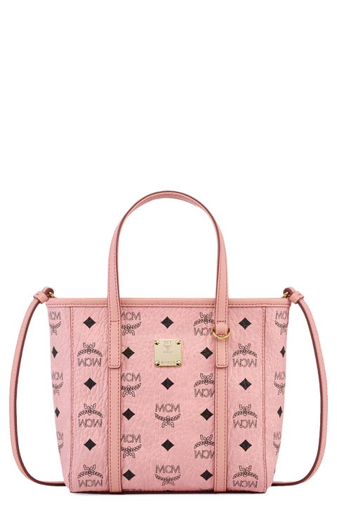 Mini Toni Visetos Coated Canvas Top Handle Shopper Bag