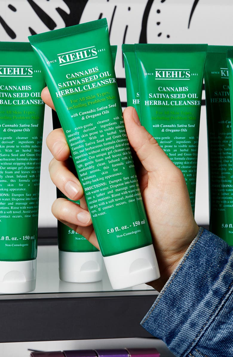 Kiehl's Since 1851 Cannabis Sativa Seed Oil Herbal Cleanser, Alternate, color, 