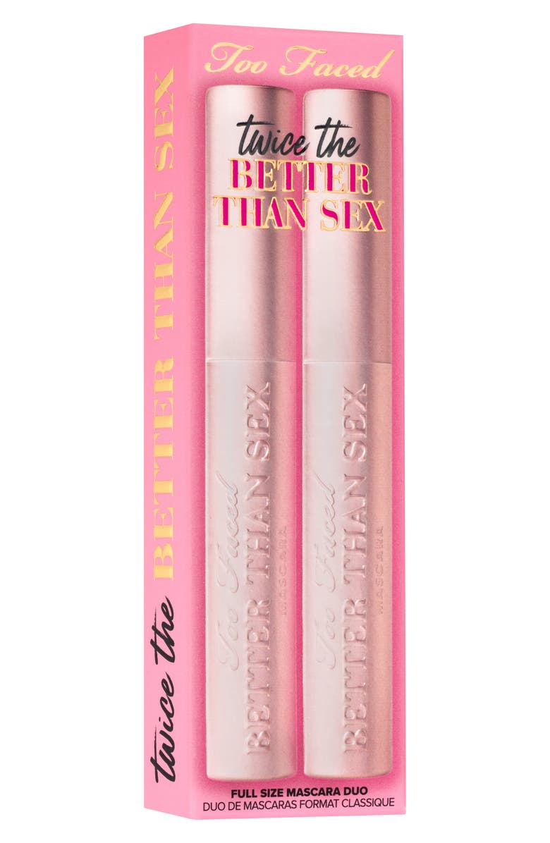 Too Faced Better Than Sex Volumizing Mascara Duo $56 Value, Alternate, color,