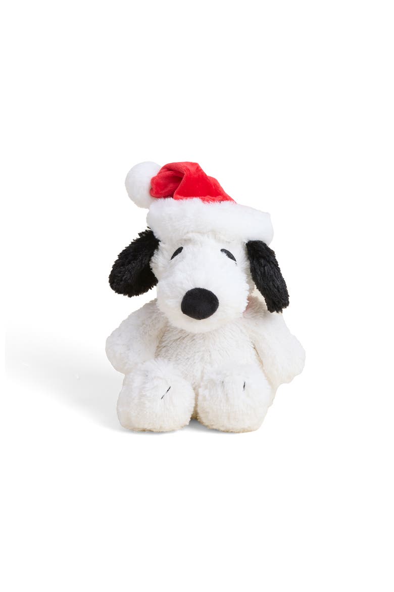 Snoopy with Santa Hat Plush Toy, Alternate, color, Multi Color