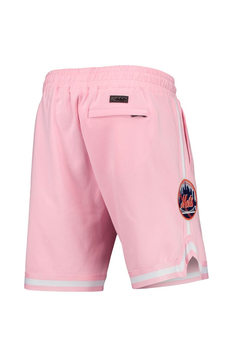 PRO STANDARD Men's Pro Standard Pink New York Mets Logo Club Shorts, Alternate, color,