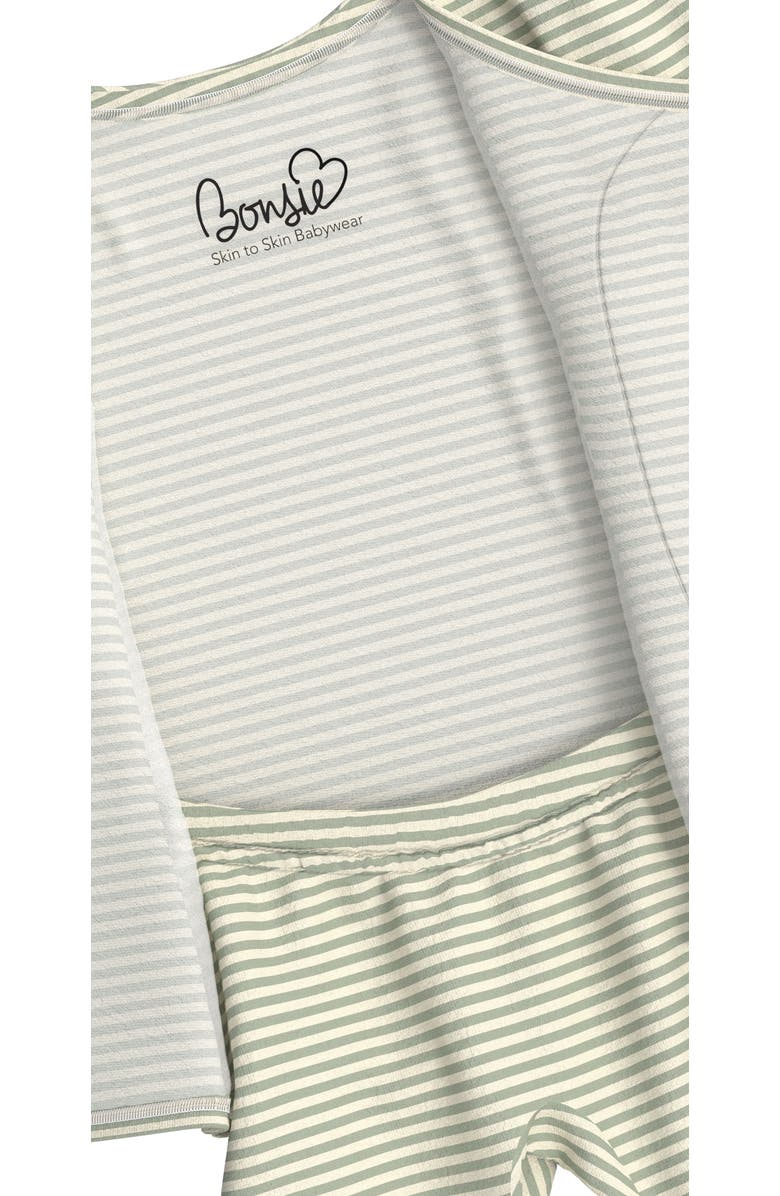 Bonsie Baby - Romper, Alternate, color, Mint Twist