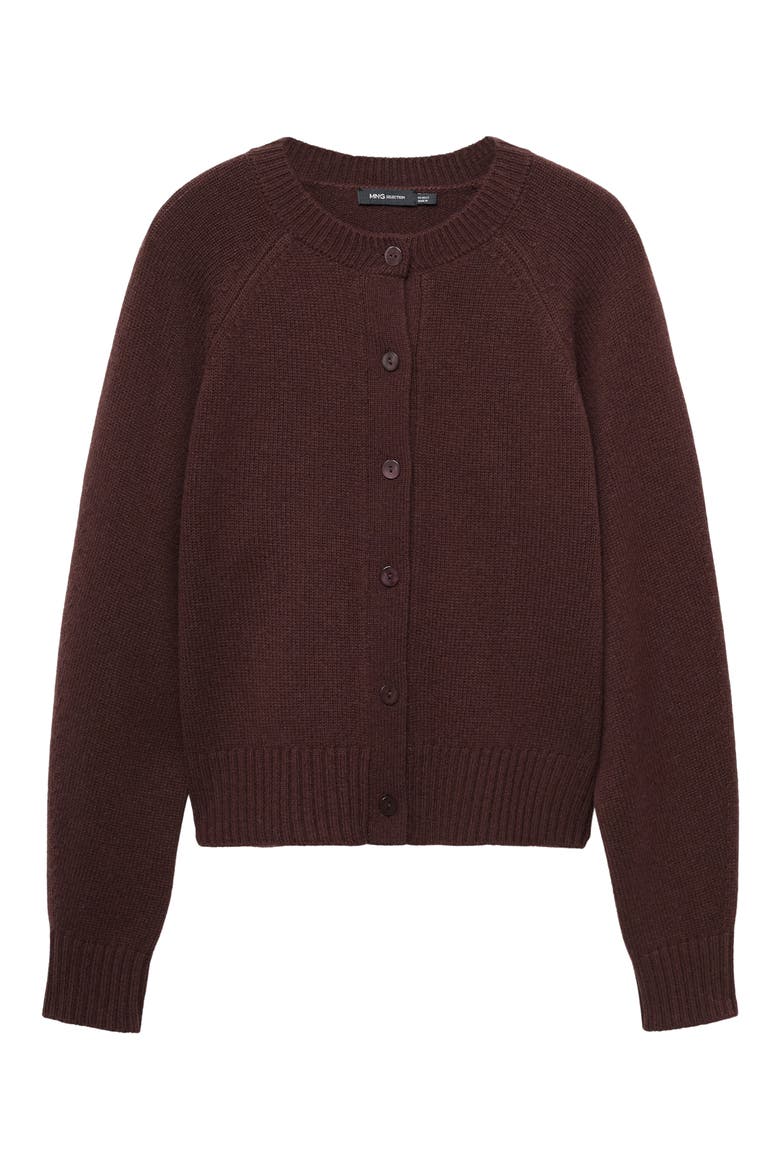 Selection Wool & Cashmere Cardigan, Alternate, color, CHOCOLATE