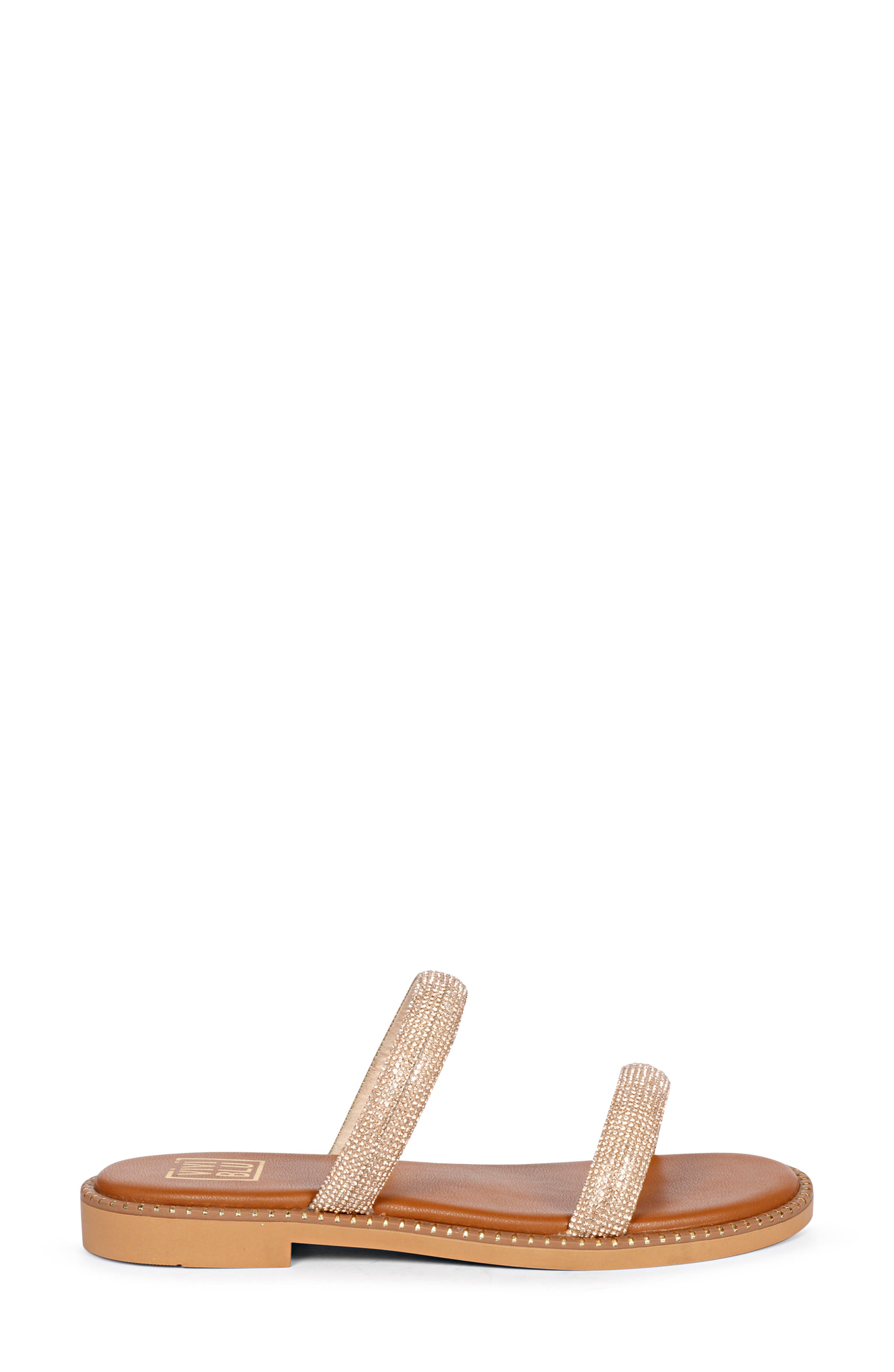 Zaeneb Slide Sandal, Alternate, color, CHAMPAGNE