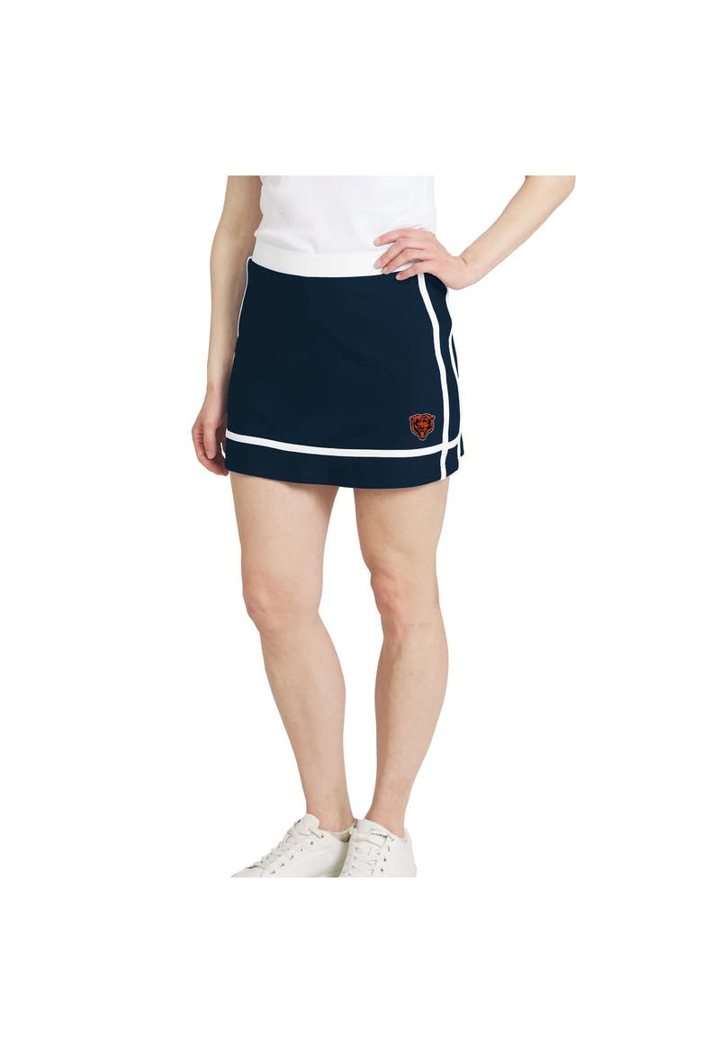 Women's WEAR by Erin Andrews  Navy Chicago Bears Stripe Skort, Main, color, Navy