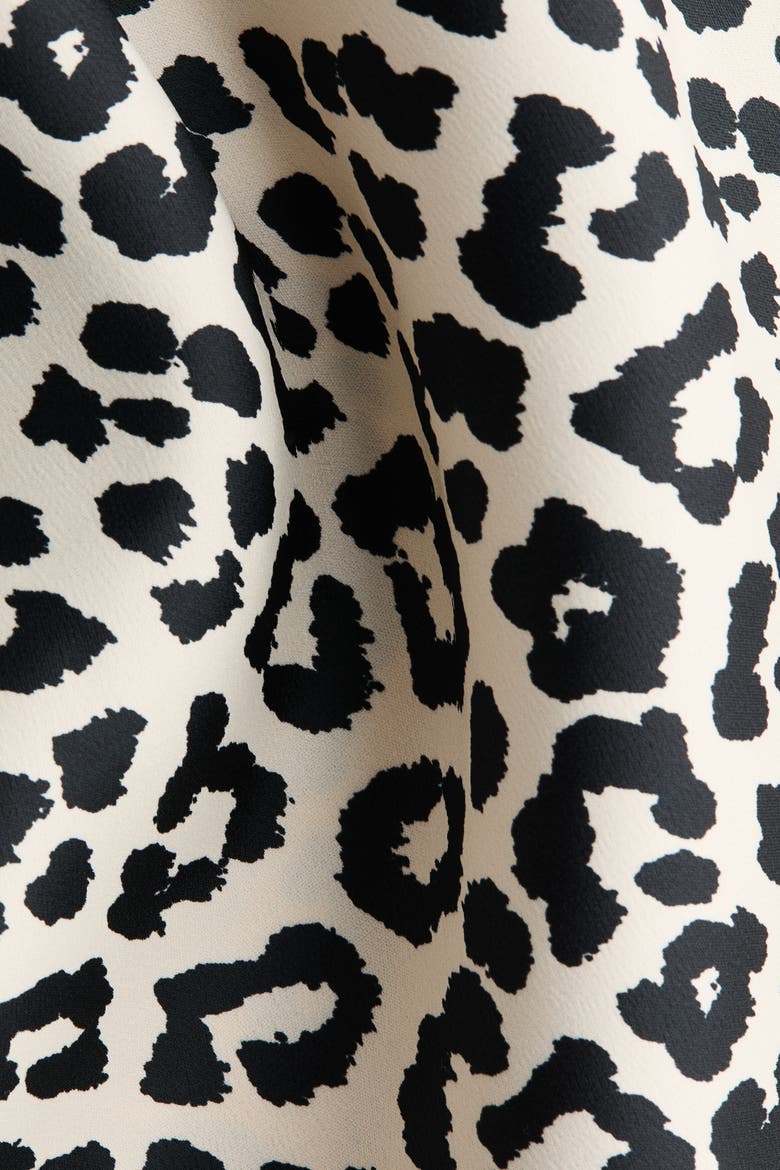 Midi Skirt, Alternate, color, Cream/leopard print