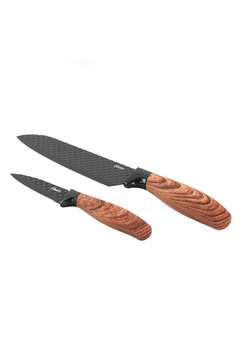 Gunderson 2 Piece Black Stainless Steel Cutlery Set, Main, color, Black